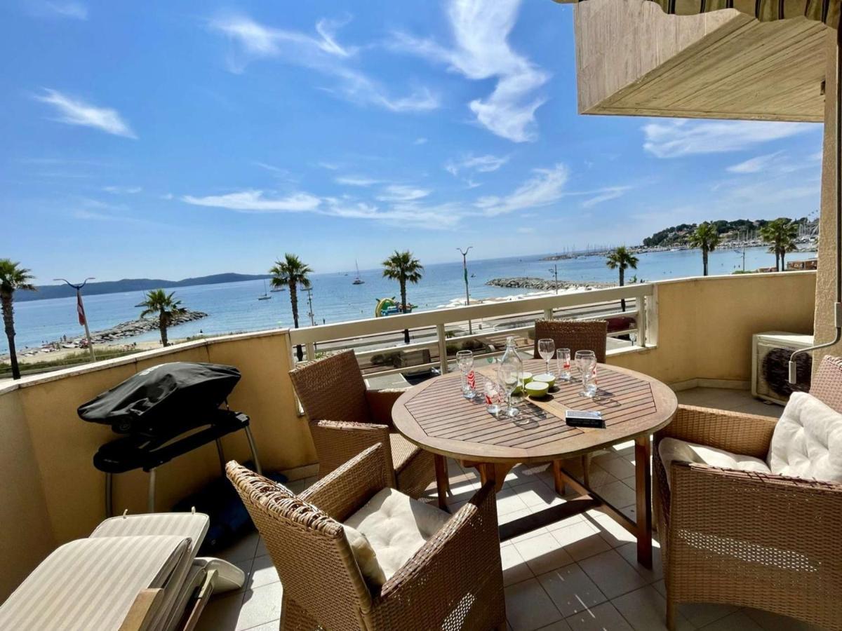 Superbe Apt 2P Front De Mer Pour 4 Pers Avec Terrasse - Cavalaire-Sur-Mer - Fr-1-226B-162 Kültér fotó