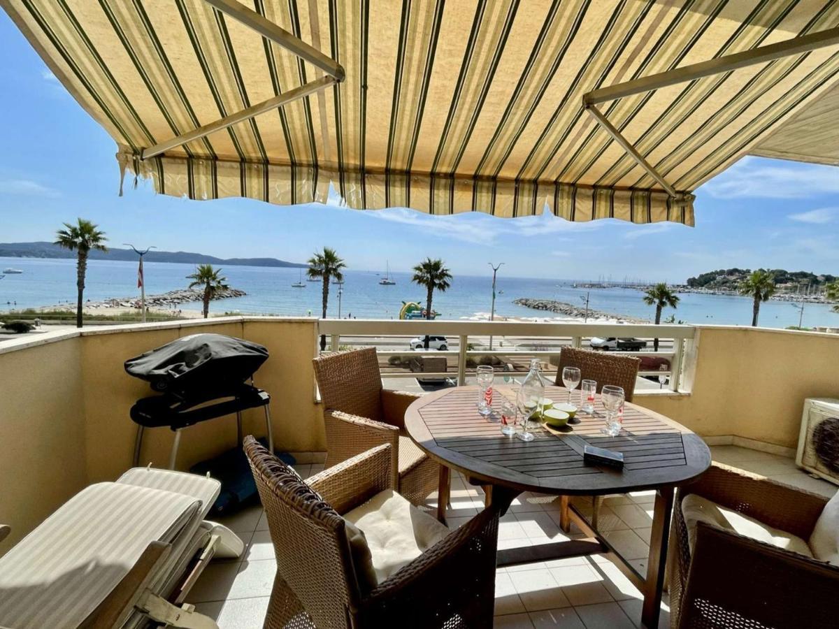 Superbe Apt 2P Front De Mer Pour 4 Pers Avec Terrasse - Cavalaire-Sur-Mer - Fr-1-226B-162 Kültér fotó