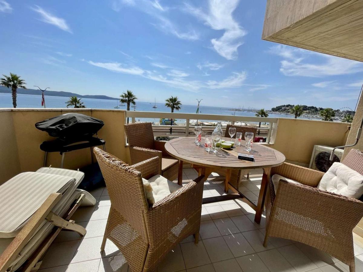 Superbe Apt 2P Front De Mer Pour 4 Pers Avec Terrasse - Cavalaire-Sur-Mer - Fr-1-226B-162 Kültér fotó